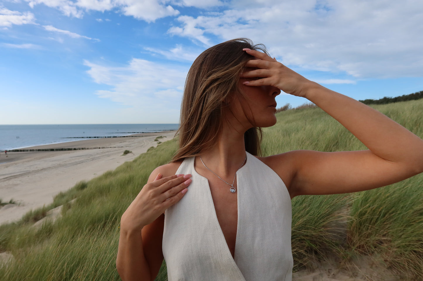 Amélie | Srebrny wisiorek z mlekiem matki