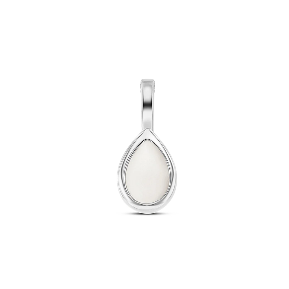 Pure Drop | Srebrny wisiorek z mlekiem matki