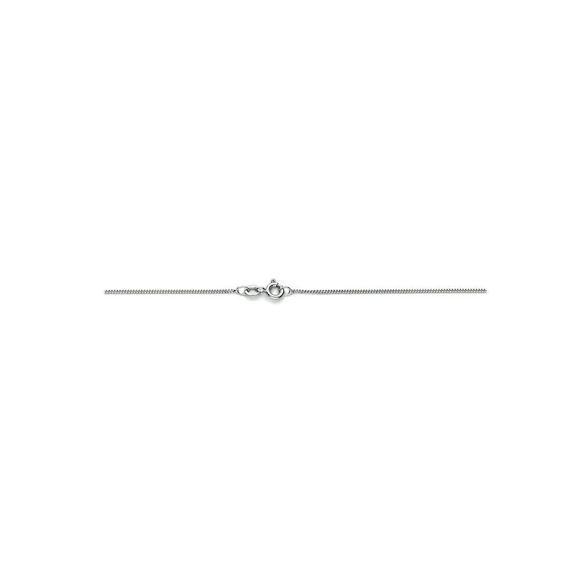 Collana in argento rodiato