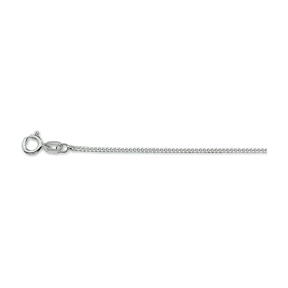 Collana in argento rodiato